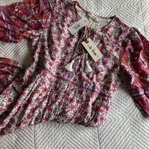 New with tags boho long midi dress size large